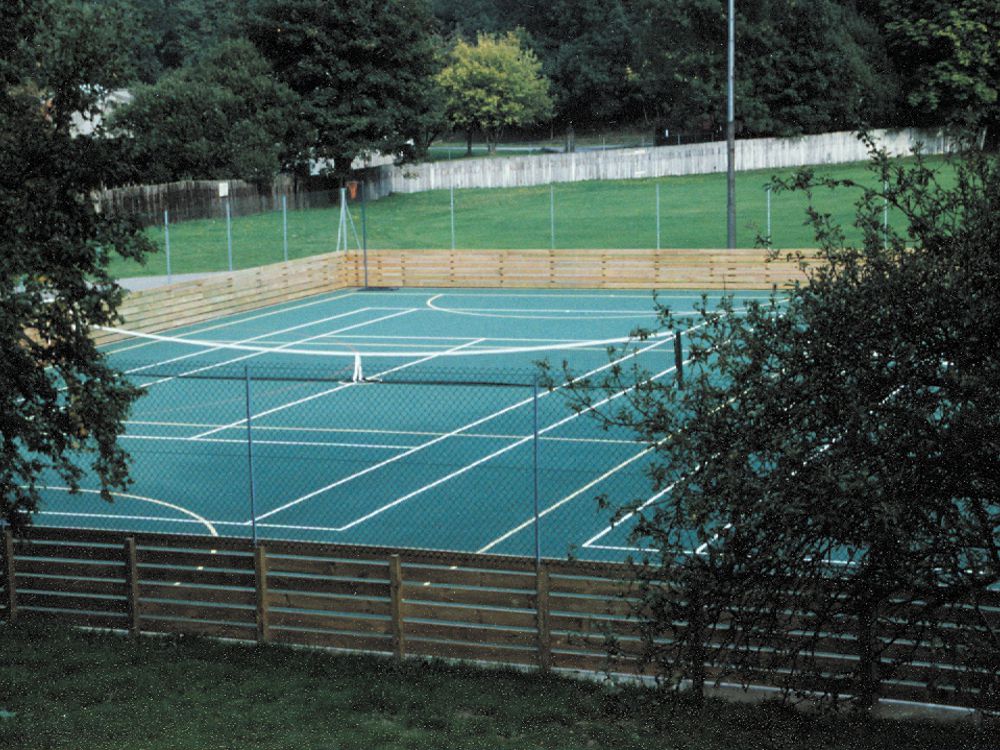 Placourt porous macadam MUGA (Multi-use Games Area)