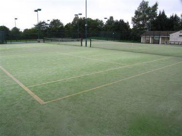 Proturf Super, permeable artificial grass tennis courts